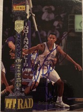 Brian Grant Xavier Basketball Autograph Signature Rookies Card Miami Heat Lakers
