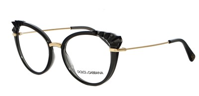 occhiali da vista donna Dolce e Gabbana montatura DG 5051 occhi di gatto  neri | eBay