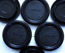 4 X Nikon style Body Caps for All Nikon F SLR/DSLR Cameras.Fast U.S.A. Shipping 