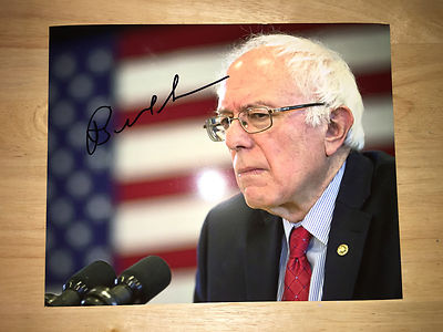 Bernie Sanders Signing Stuff Bernie Sanders Signed 8x10 Photo Democratic Senator President COA #2 | eBay