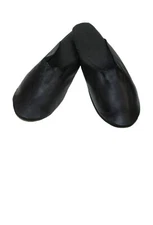 Premium Quality Leather Travel/House Slippers with Case