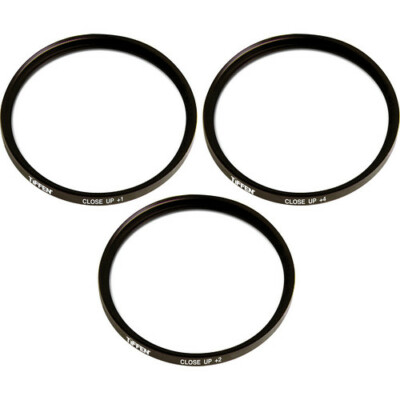 New Tiffen 77mm Close-up Lens Set +1, +2, and +4 Diopters MFR #77CUS