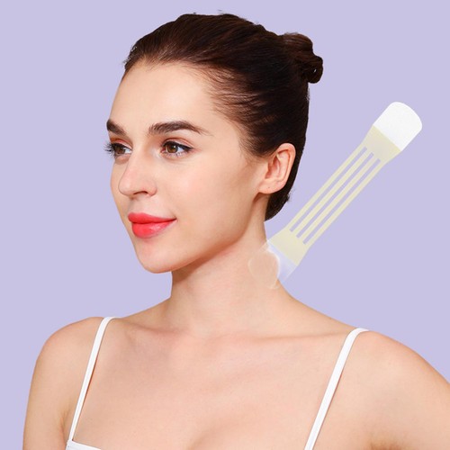 20Pcs Neck Lift Adhesive Strips Neck Tape Thin Face Rubber Miss Face Lift Tape - Picture 4 of 9