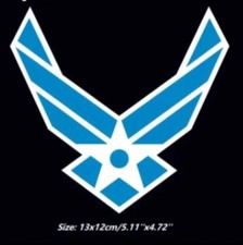 DECAL, U.S.A.F., HAP ARNOLD WING, 4.72" X 5.11", FREE SHIPPING