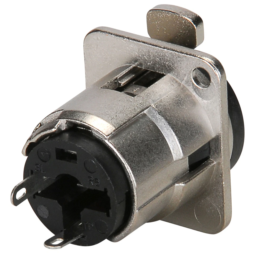 Switchcraft E111L 1/4" Mono Locking EH Panel Mount Connector - Image 2 of 2