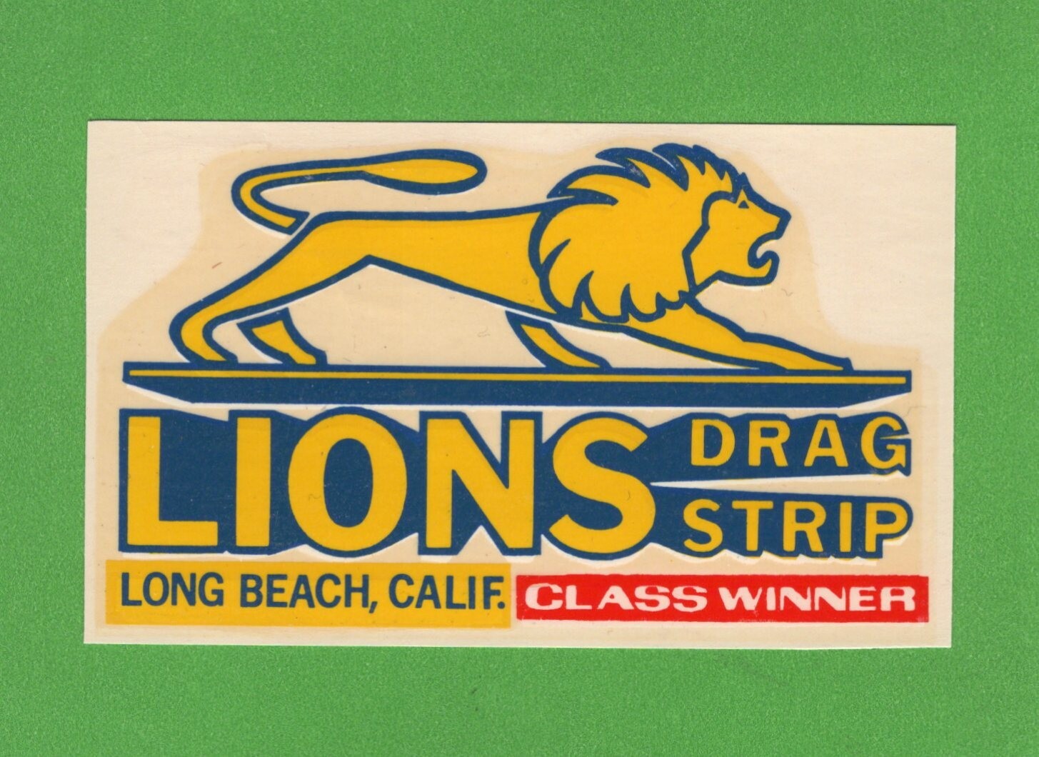 Lions Drag Strip Run What You Brung Decal Sticker Retro Hot Rod Classic - Foto 8