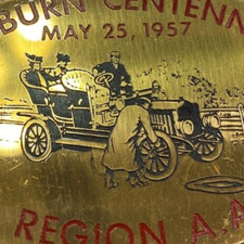 1957 Millburn Antique Automotive Club Car Meet Show AACA New Jersey Plaque