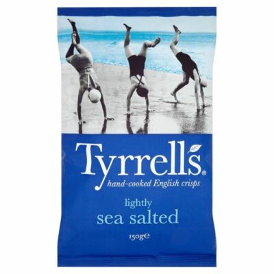 Tyrrells Lightly Sea Salted Crisps - 150g
