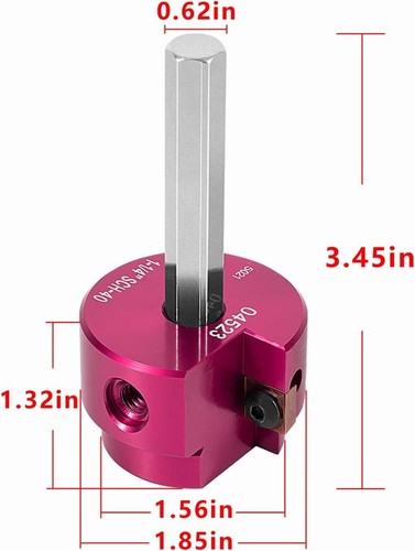 04523 - PPR125 1-1/4" Alesatore raccordo tubi pvc Clean Ream Extreme - Foto 2 di 10