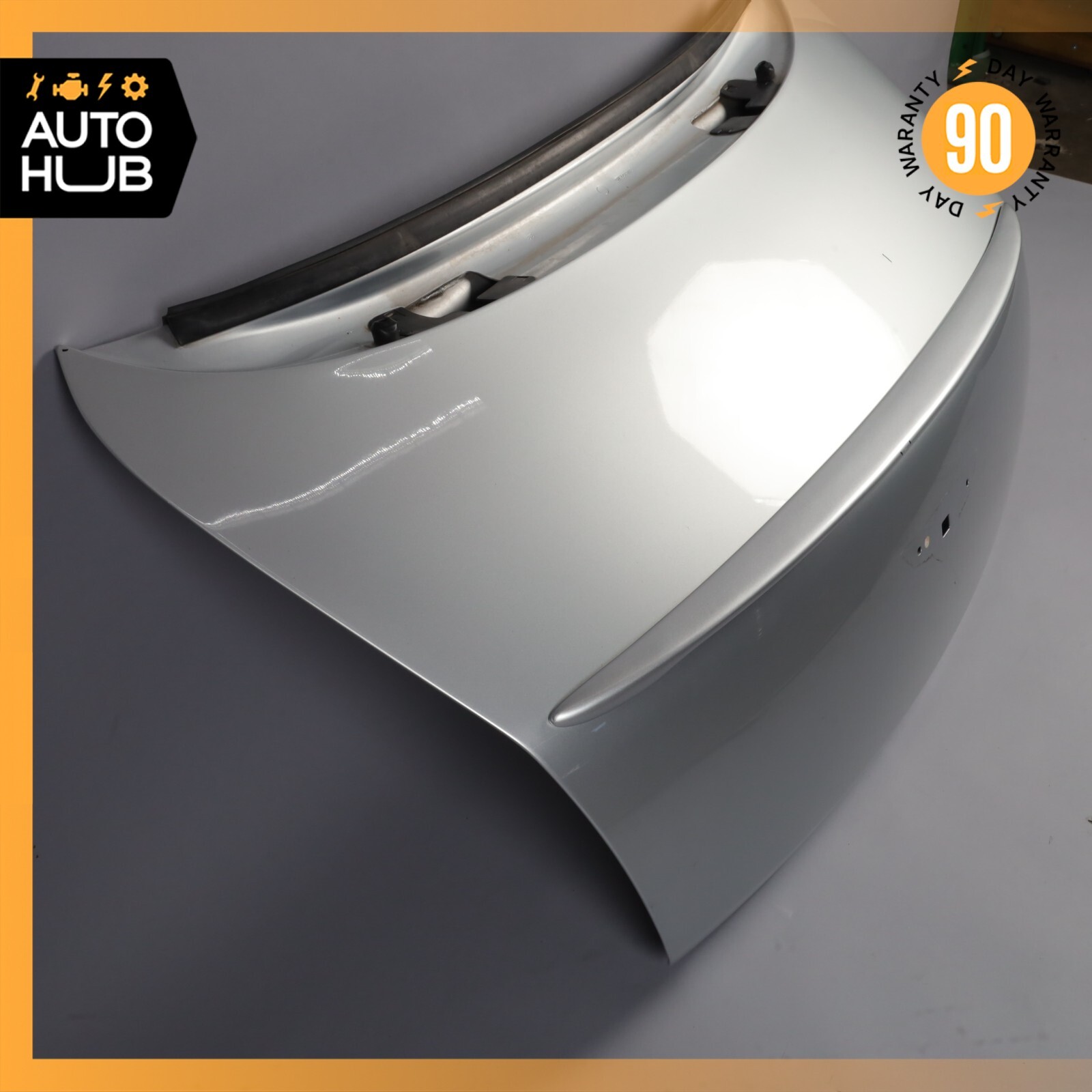 03-10 Bentley Continental GT Coupe Trunk Lid Panel Assembly Silver OEM