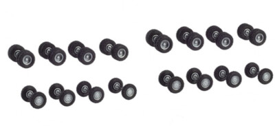8 Front 8 Rear OFF ROAD TIRE HERPA 1/87 TRUCK Accessory HO Scale 54089