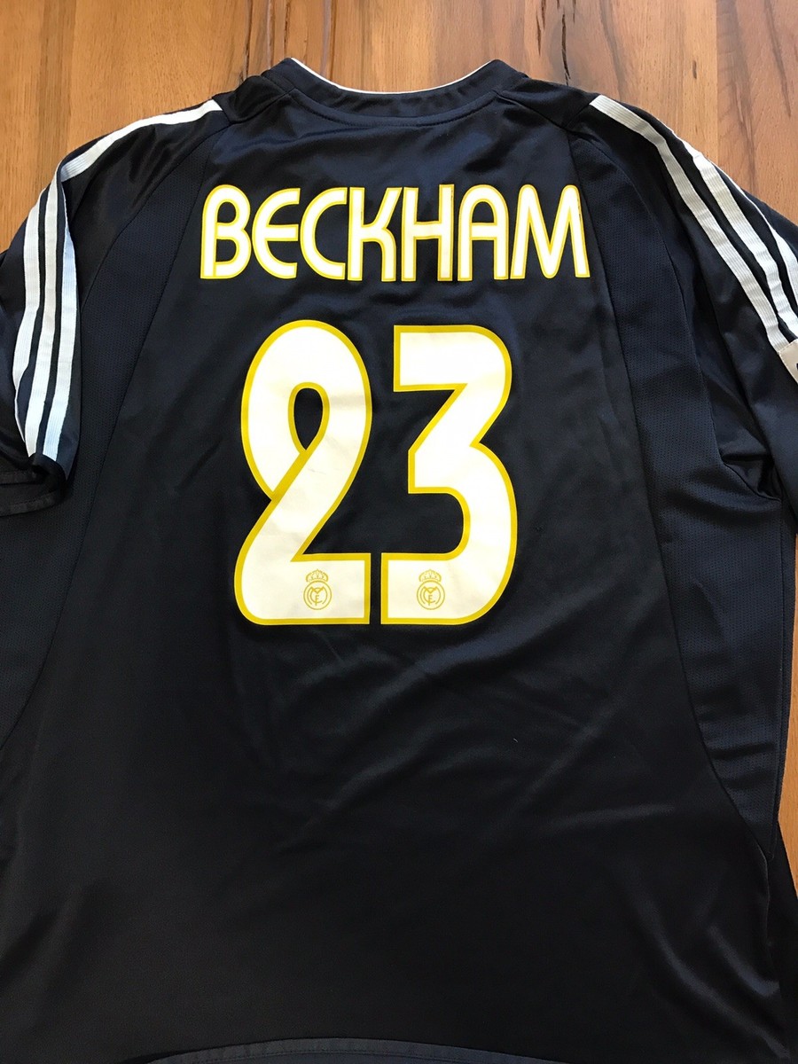 Beckham Authentic Adidas Real Madrid Jersey | eBay