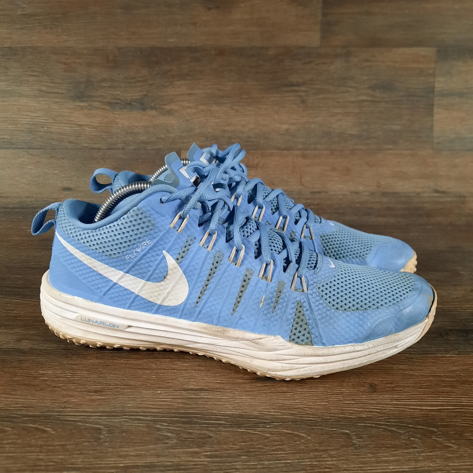 Nike Flywire Lunarlon UNC Blue White Running Shoes Sn… Gem