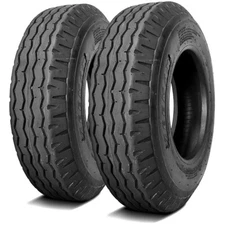 2 Tires 8-14.5 Zeemax Highway Trailer Commercial Load G 14 Ply