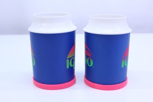 Lotto isolatore bevande accoglienti vintage Cool Igloo Koozie Coozie set pacchetto anni 80 Neon IBH 2 - Foto 9 di 14