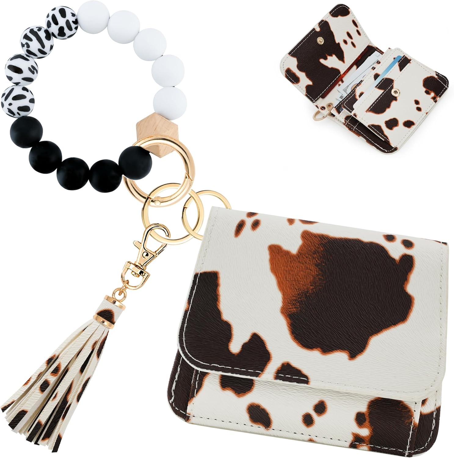 Llavero Cartera RFID Muñequera Carteras para Mujer,Carteras Pequeñas Mujer Llavero Wa