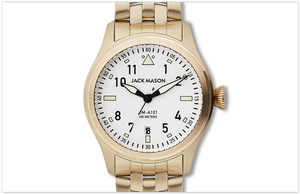 jack mason a101 aviator watch