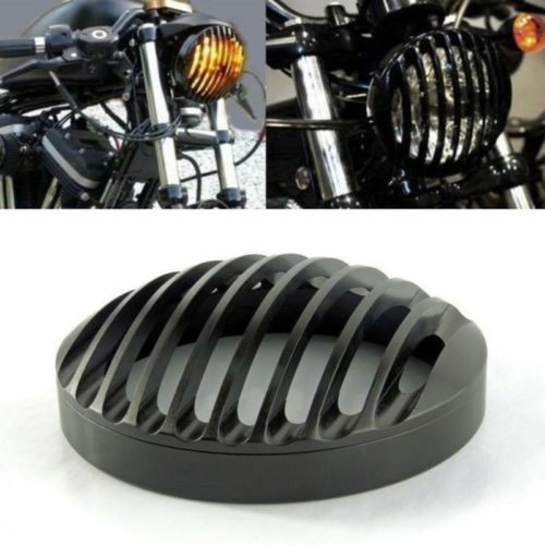 5 3/4" Headlights Grill Grille Aluminum for Harley Sportster 883 1200