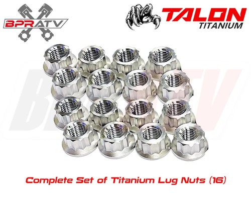 Honda TRX400EX TRX 400EX TITANIUM Lug Nut & Ti TAPERED Adapters Complete Set 16 - Picture 10 of 24