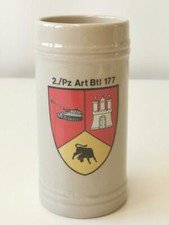 Beer Mug Bundeswehr "2nd/PZ Art BTL 177"