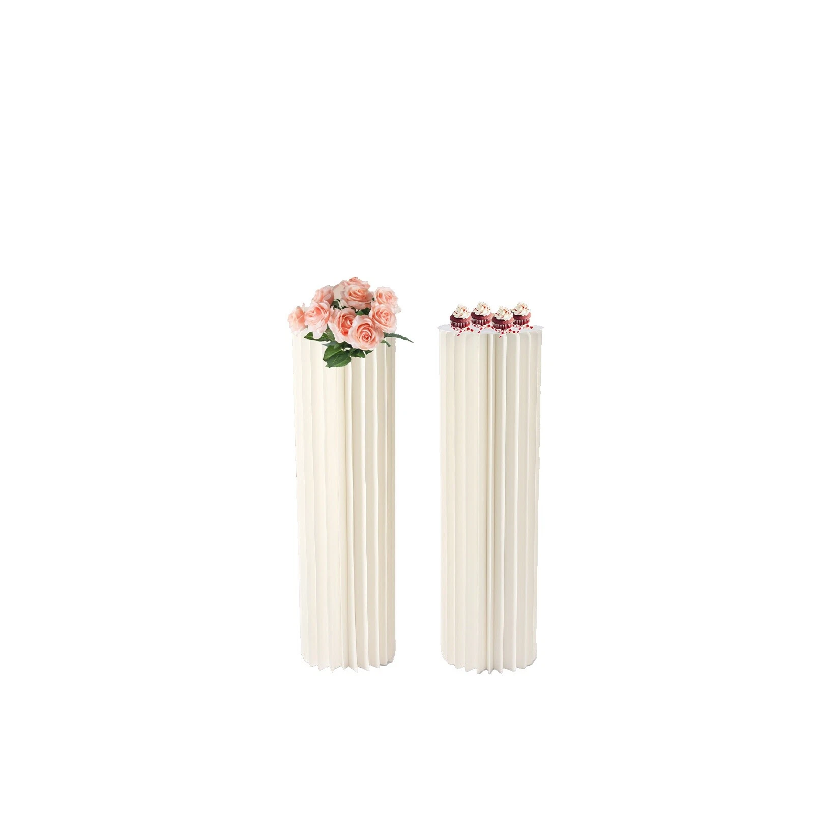 Decoración de mesa de boda blanca