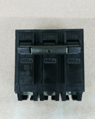 General Electric THQB3100 Circuit Breaker 100A 3 Pole GE