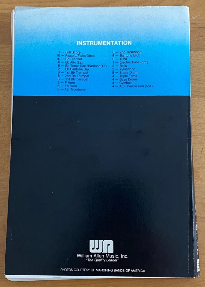 MARCHING BAND MUSIC - Bette Davis Eyes  - 1982 - Jackie DeShannon Kim Carnes - Image 2 of 2