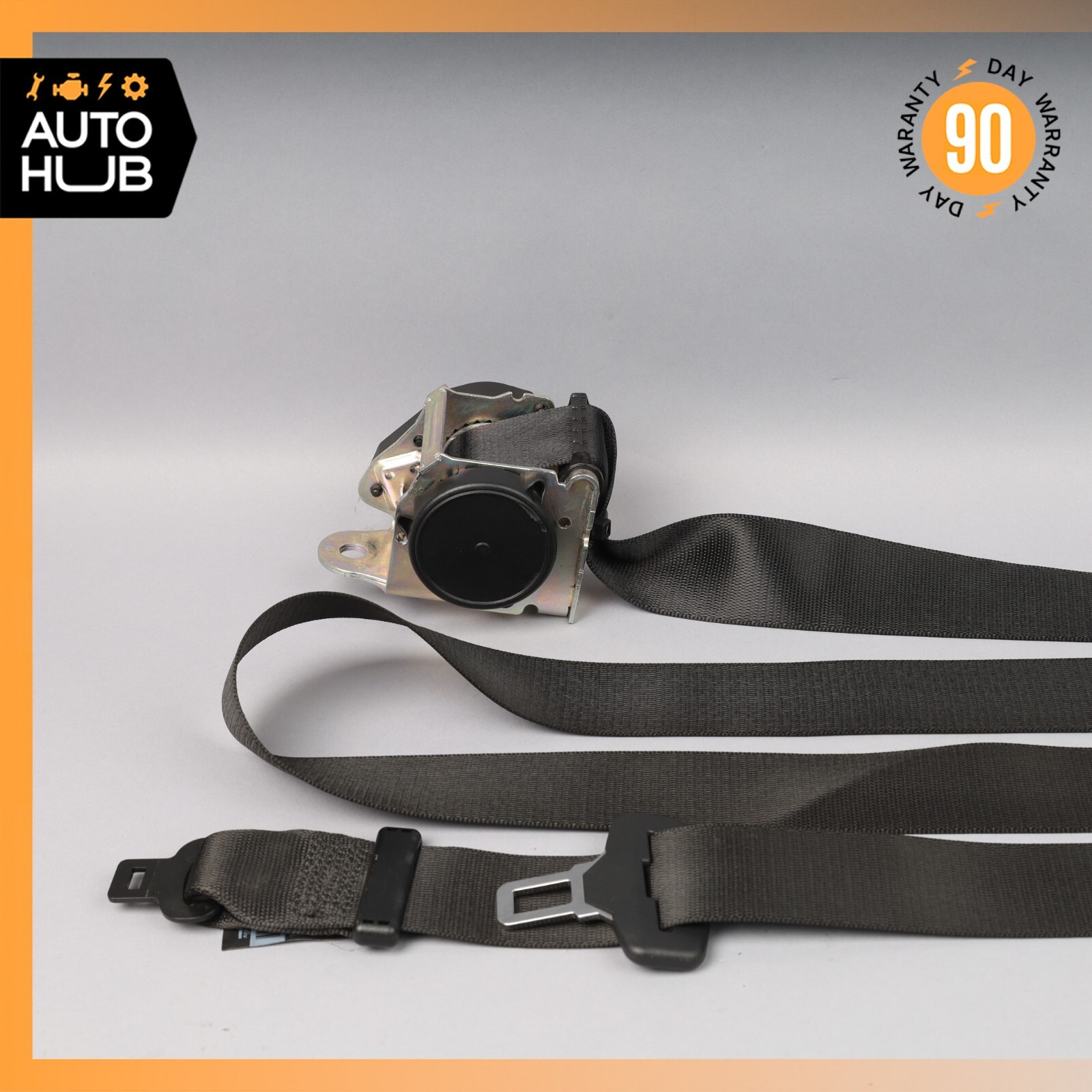 14-22 Maserati Ghibli SQ4 M157 Rear Center Seat Belt Seatbelt Black OEM 41k
