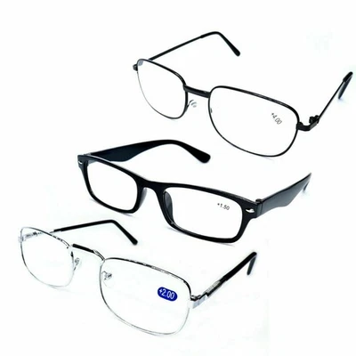 1-10 Brille Lesebrille mit/ohne Federung Lesehilfe +1,0+1,5+2,0+2,5+3,0+3,5+4.0 - Bild 1 von 4