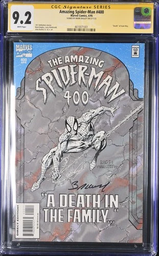 Amazing Spider-man #400, CGC 9.2 NM-, Mark Bagley Signature Series