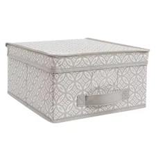11 In. L X 12 In. W X 6 In. H Boho Medium Storage Box Closet Drawer Organizer in