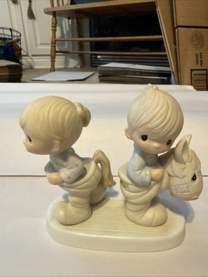 Vintage Precious Moments How Can Two Walk Together Except They Agree E-9263 1982