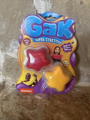 Nickelodeon Gak Super Stretch Rockin' Red & Hello Yellow