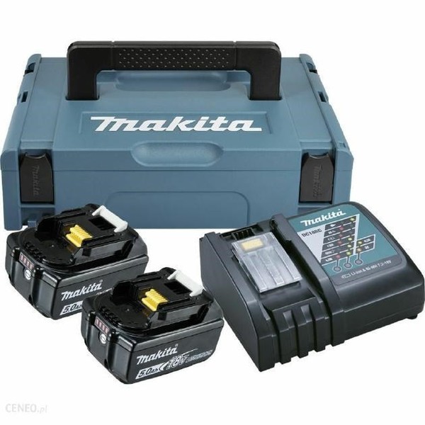Makita Netzteil 18V 2X5,0Ah (Bl1850Bx2+Dc18Rc) Makpac Makita-image