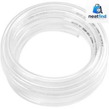 25ft x 5/32" 0.16in Clear Vinyl Tubing, Flexible Plastic PVC Tube  BPA Free ...