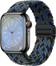 Magnetic Braided Sport Loop Compatible with Apple Watch Bands for Women Men