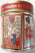 alte Lebkuchen-Blechdose Schmidt Nürnberg Dose 1999 Werbung Sammler