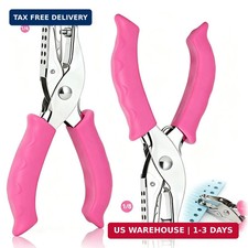 2-Pack Single Hole Punch, 1/4"  1/8" Paper Hole Puncher for Crafts