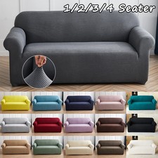 COPRIDIVANO ELASTICIZZATO PREMIUM - Protezione antiscivolo Settee 1/2/3/4 posti UK