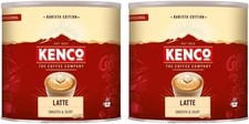 Kenco Latte Instant Coffee Tin 1 kg (Pack of 2)