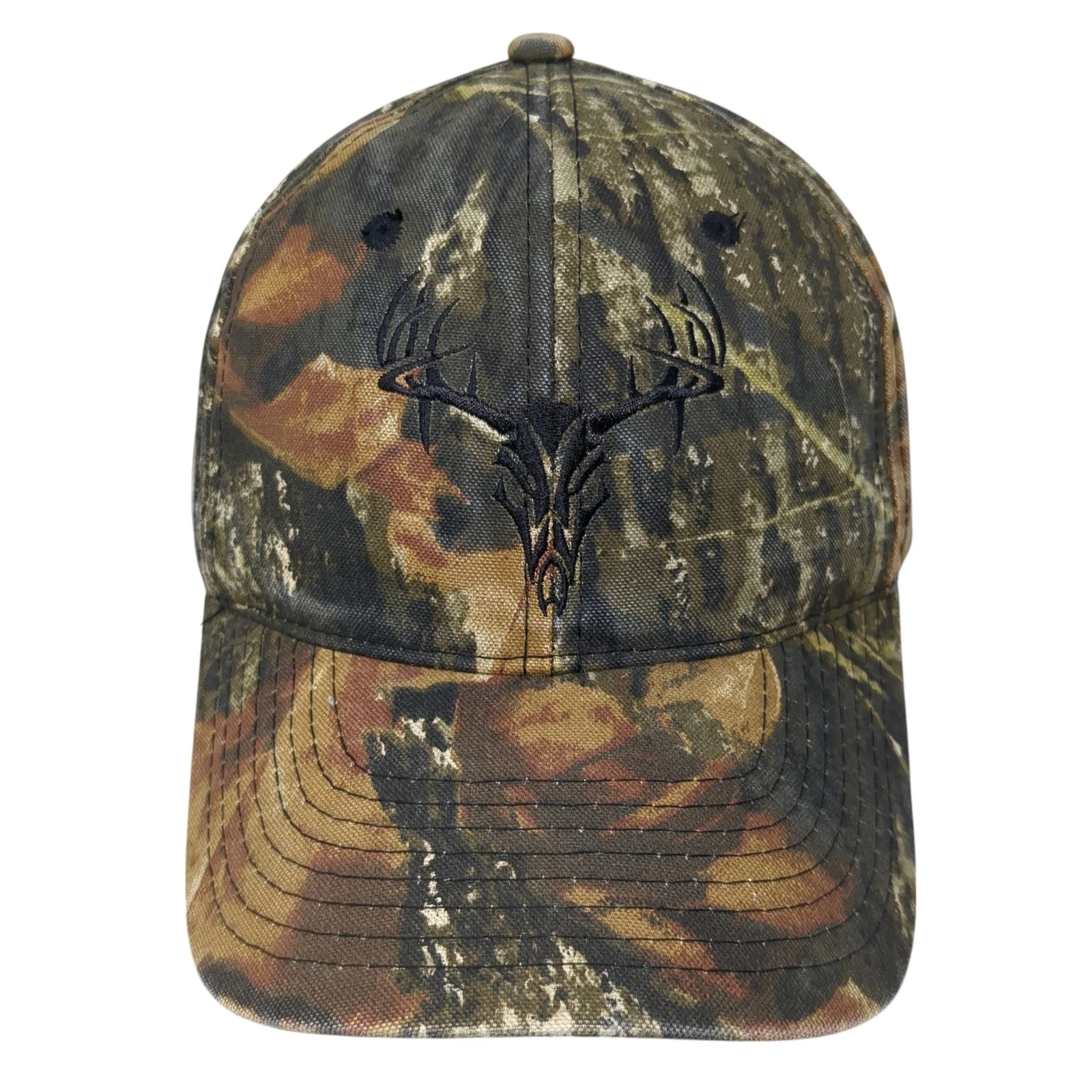 Outdoor Cap Slideback Hat Multicolor Camo One Size Embroidered Deer