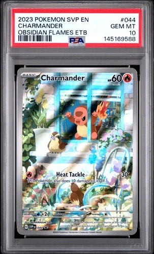 2023 Pokemon Charmander Promo #044 Obsidian Flames Gem Mint PSA 10