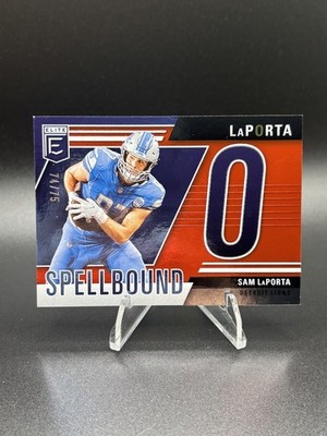 2024 Panini Donruss Elite - Spellbound Sam LaPorta #8 Red /75