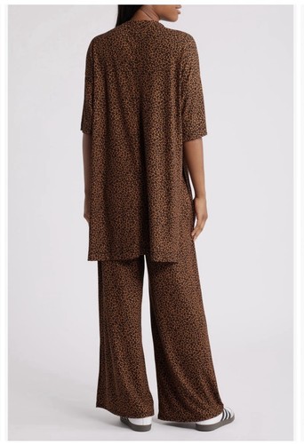 Ensemble combinaison de jeu neuve habillée en léopard Lala tenue oversize taille L - Photo 4/23