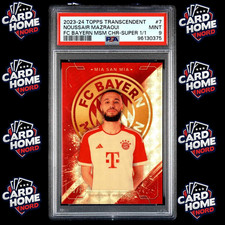 Noussair Mazraoui 1/1 PSA 9 MSM-7 - 2023-24 Topps Transcendent FC Bayern München