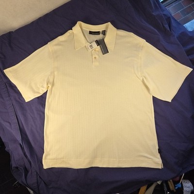 Greg Norman Collection NWT XL Polo Shirt Crew Knit Shark Logo New With Tags