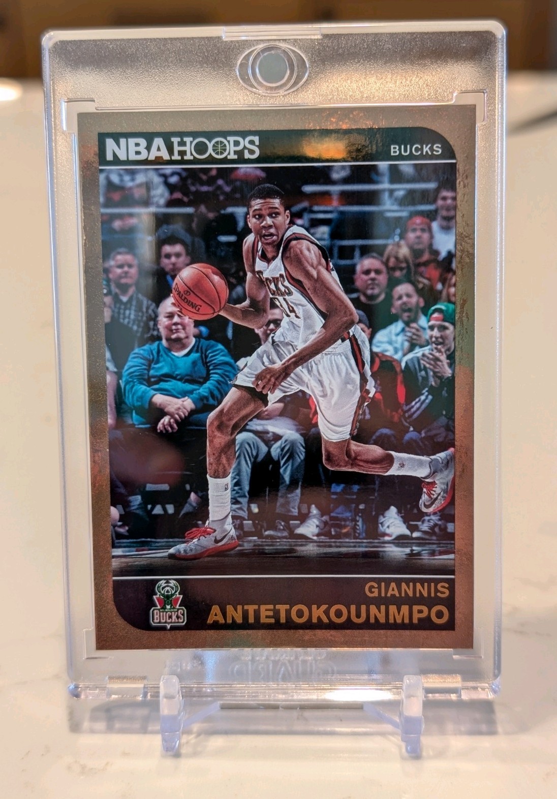 2014-15 Panini Hoops Giannis Antetokounmpo Gold