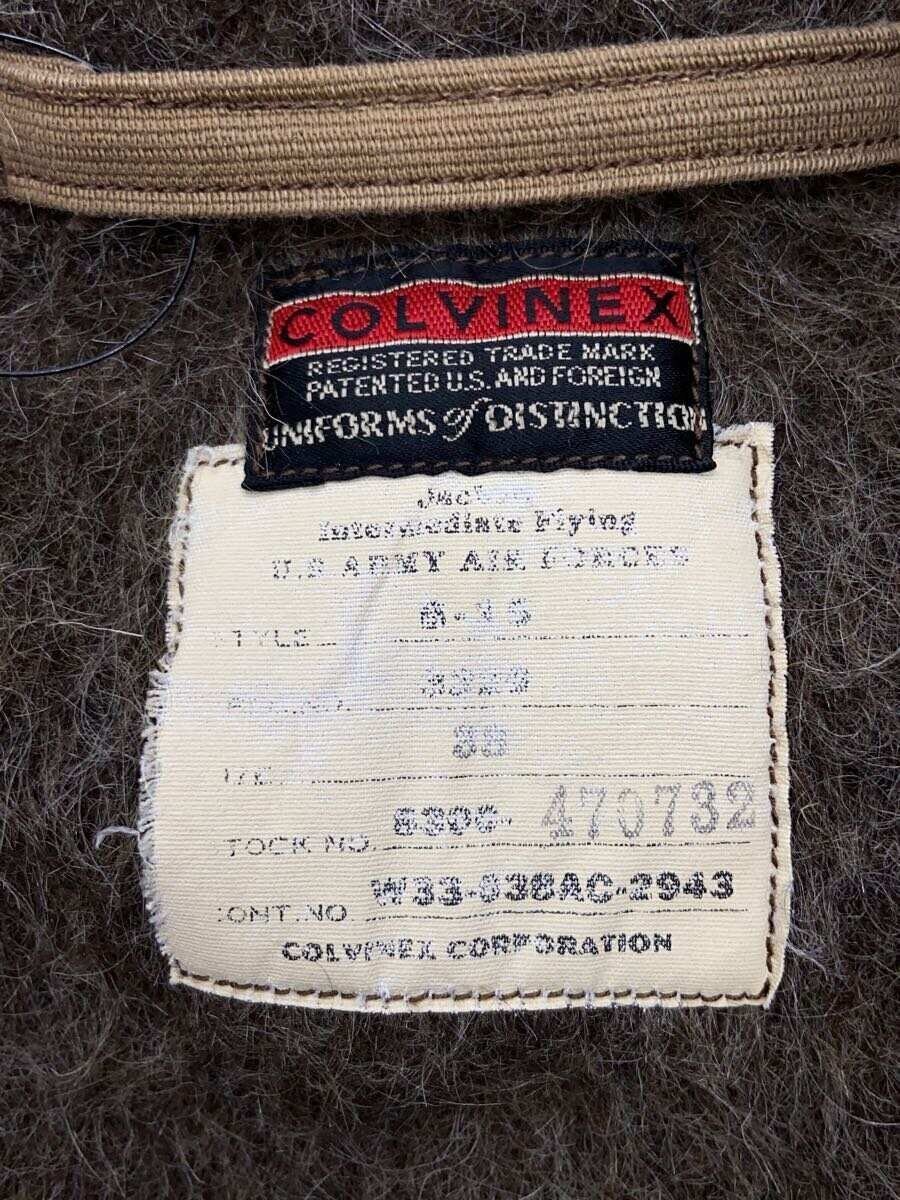 Buzz Rickson's B-15/Colvinex/Flight Jacket/38/Cotton/Brown
