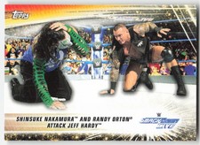 2019 Topps WWE SummerSlam Shinsuke Nakamura Randy Orton Jeff Hardy #89