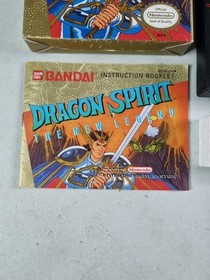 Dragon Spirit: The New Legend for NES Nintendo Complete In Box CIB